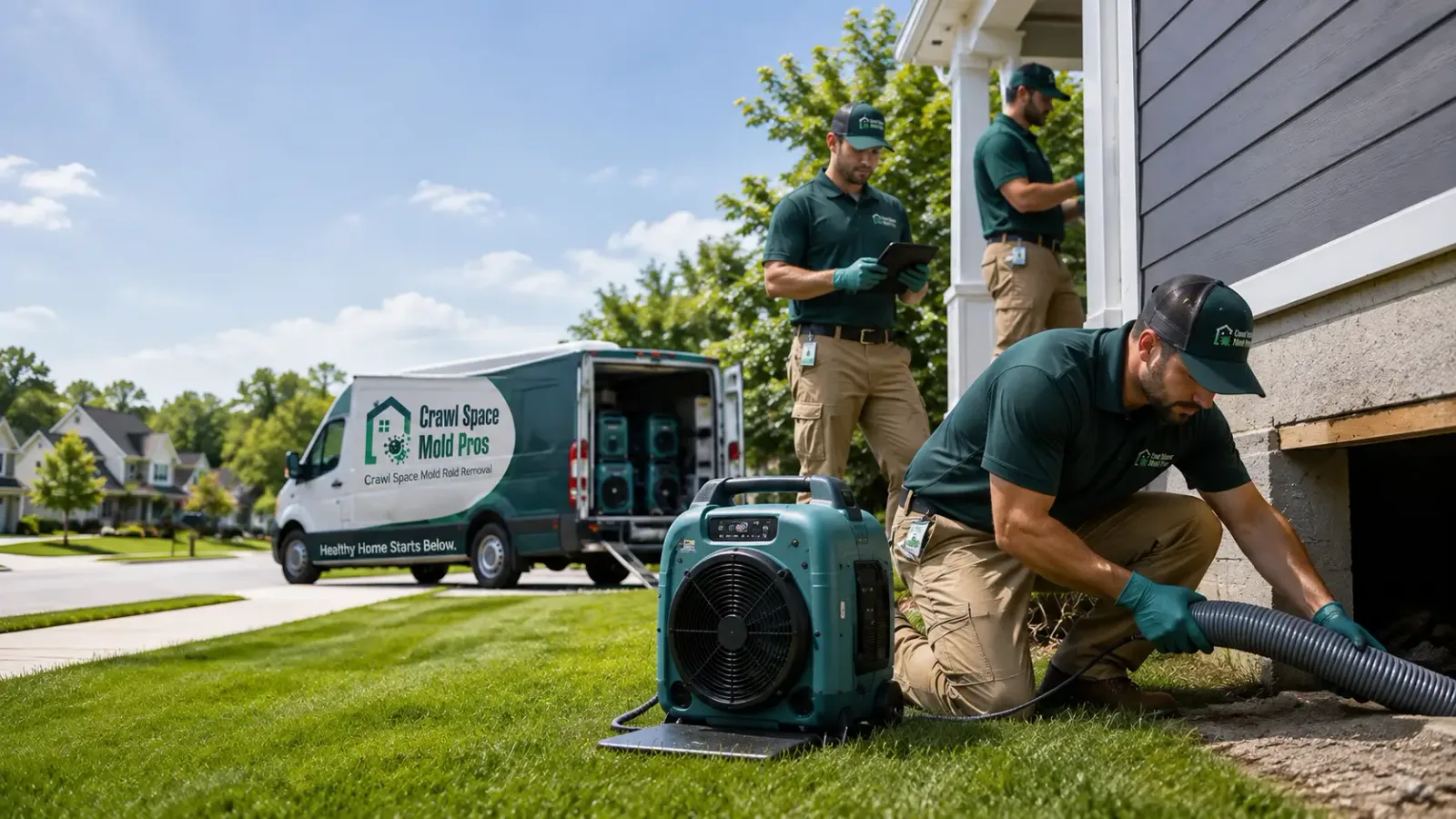 Crawl Space Mold Removal in Mcconnell, IL